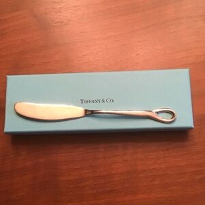 Elsa Peretti Tiffany & Co. Sterling Spreader/Dip Knife made in Italy